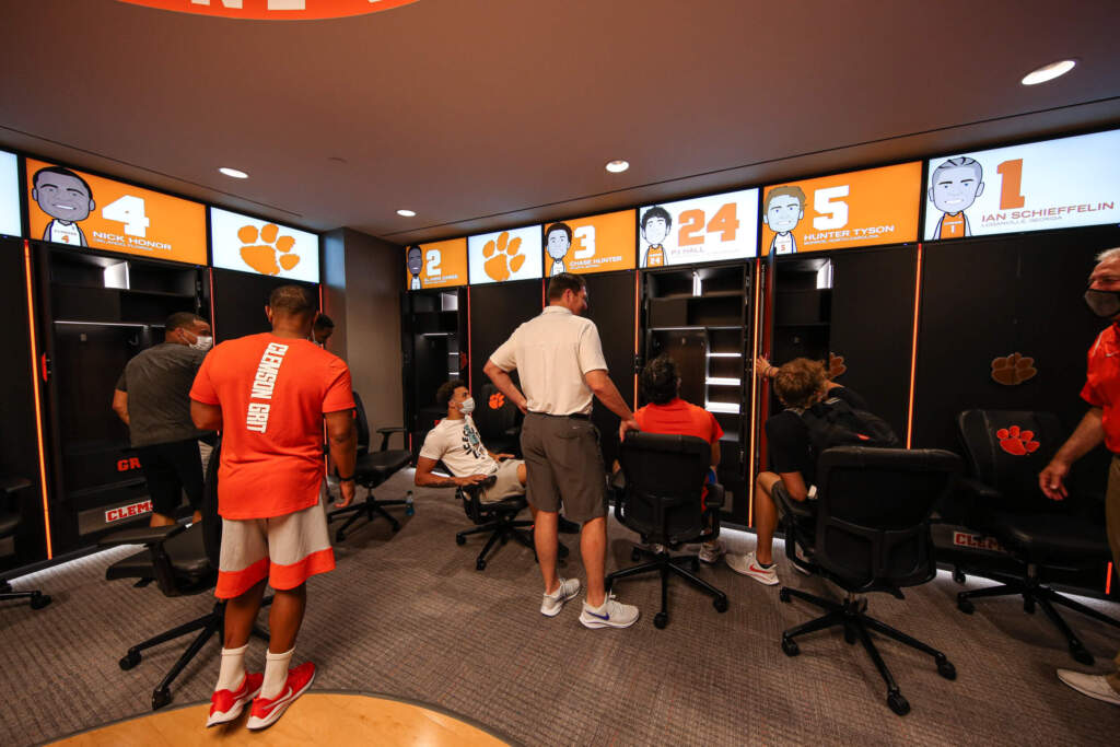 Mbb New Locker Room Clemson Tigers Official Athletics Site 7235