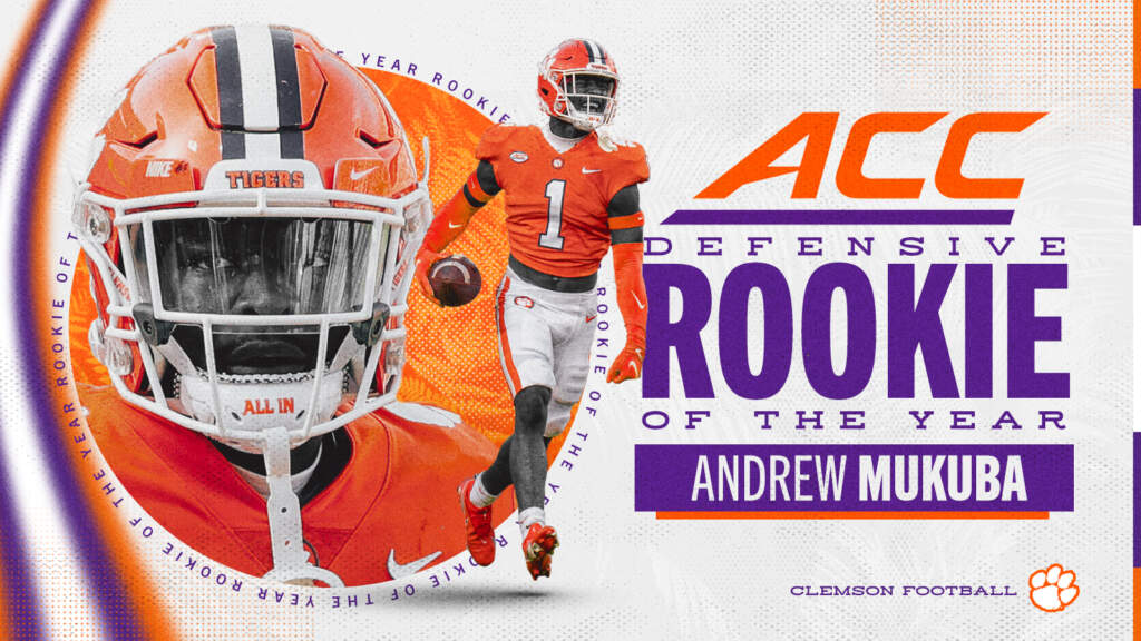 Mukuba Named ACC Defensive Rookie of the Year