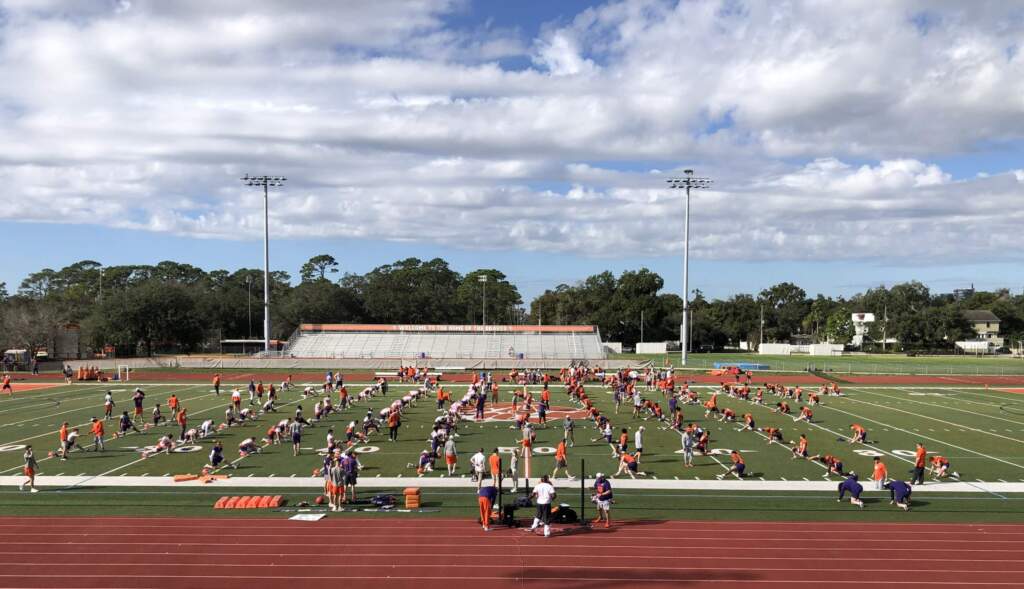 Clemson Completes First Practice in Orlando