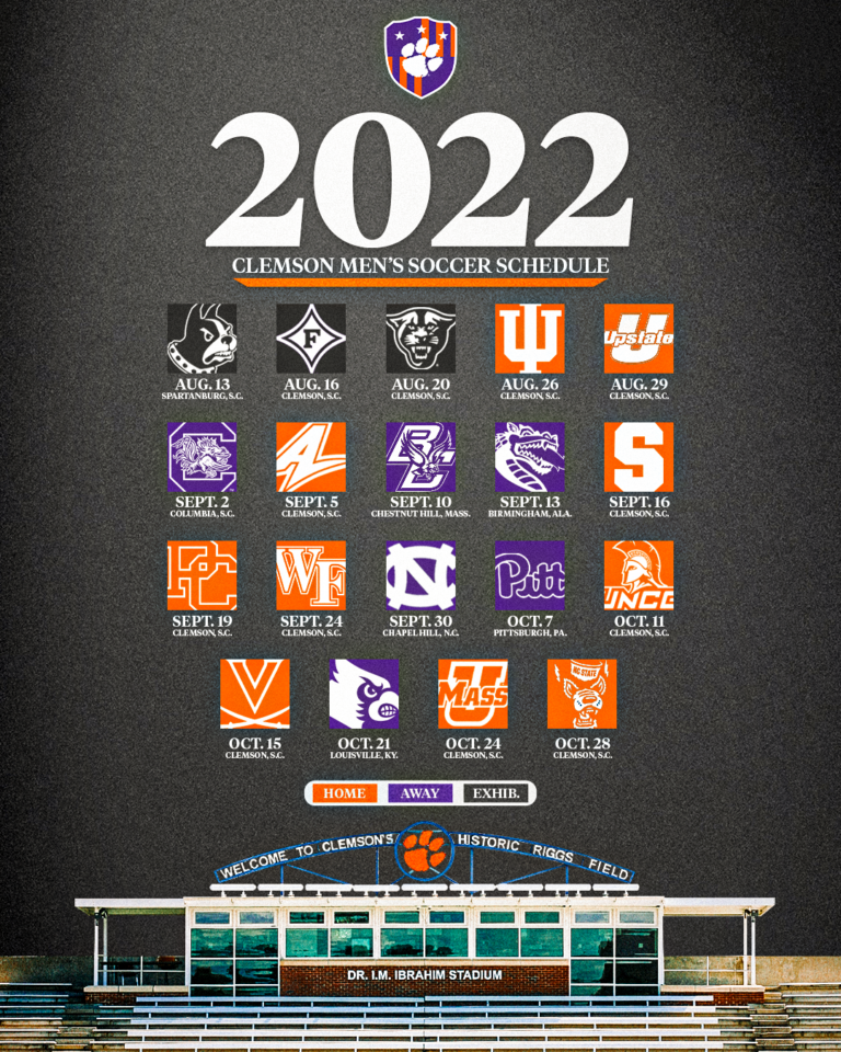 Clemson United Announces 2022 Schedule – Clemson Tigers Official