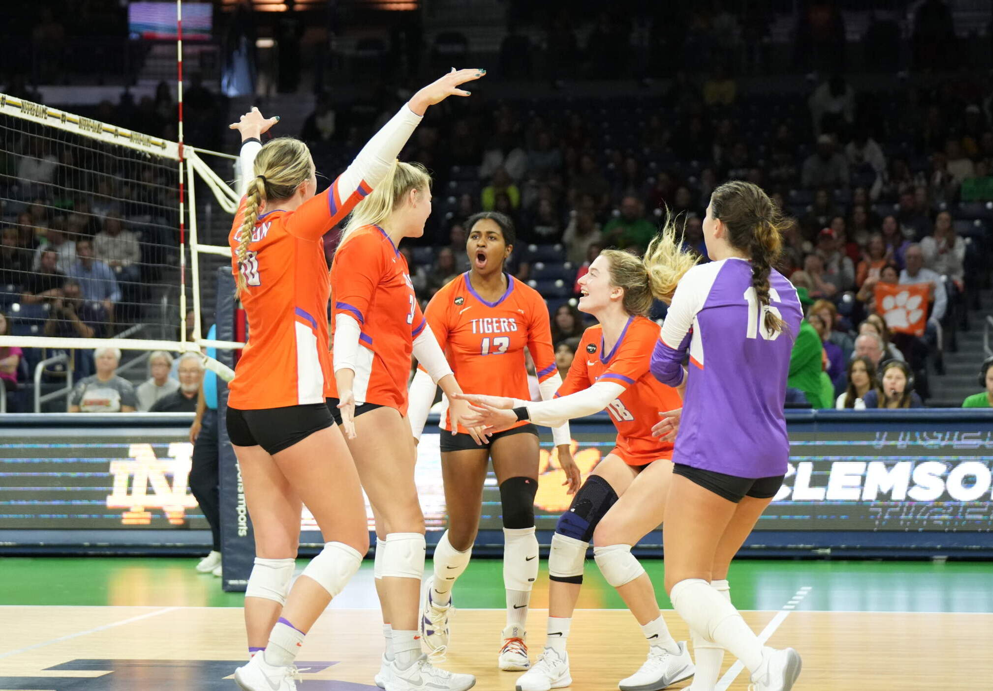 Tigers Fend Off Fighting Irish for First ACC Win
