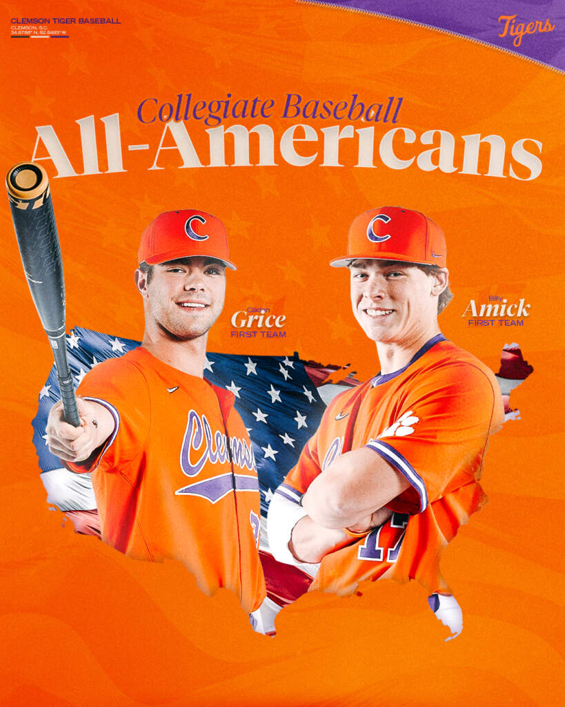 Amick & Grice Earn First-Team All-America Honors