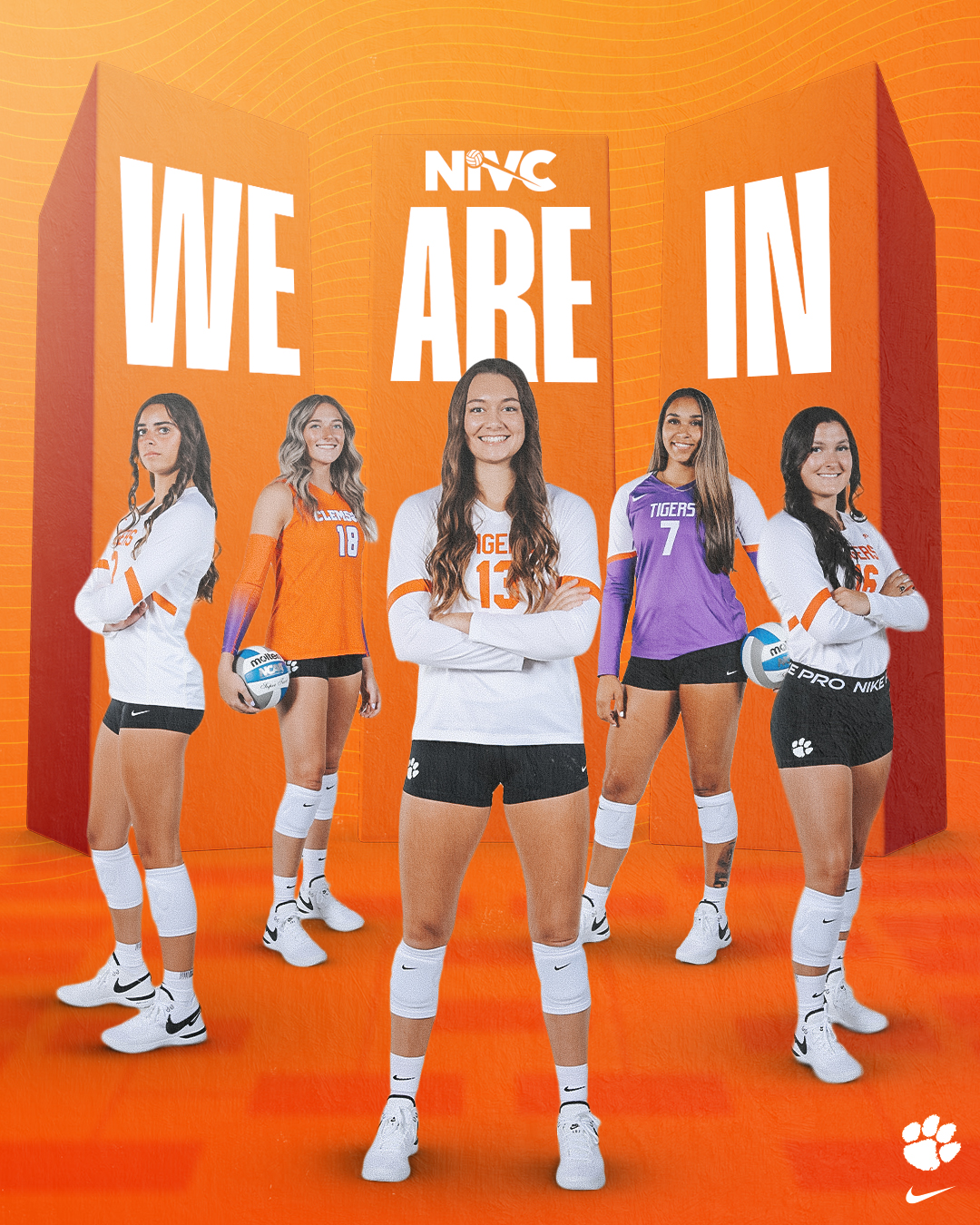 Volleyball Makes SecondConsecutive NIVC Appearance Clemson Tigers Official Athletics Site