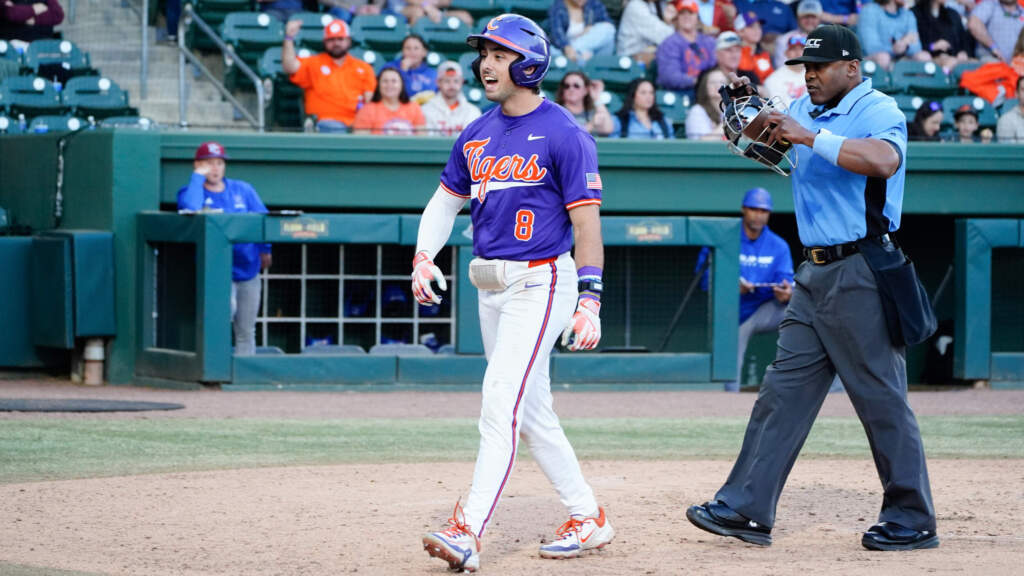 Wright Hits Three Homers In No. 3 Clemson’s 11-1 Win In Eight Innings Over Blue Hose