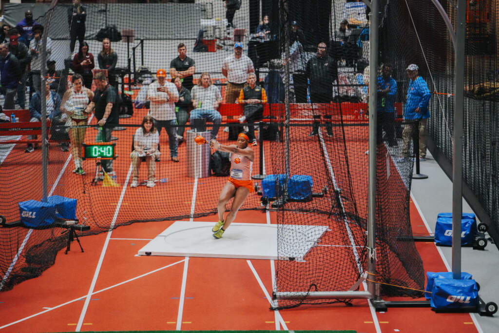 Cope, Forbes Kick-Off NCAA Indoor Championships in Weight Throw