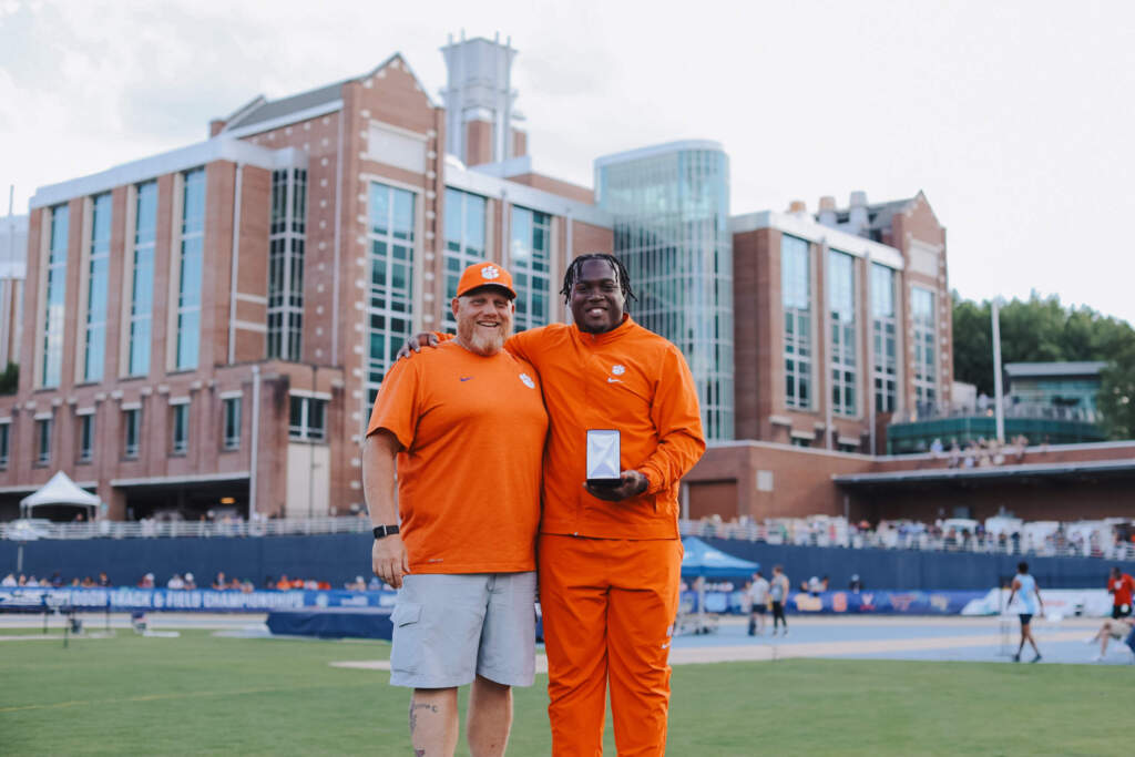 Lawrence Wins Shot Put, Tigers Shine in Second Day of ACC Championships