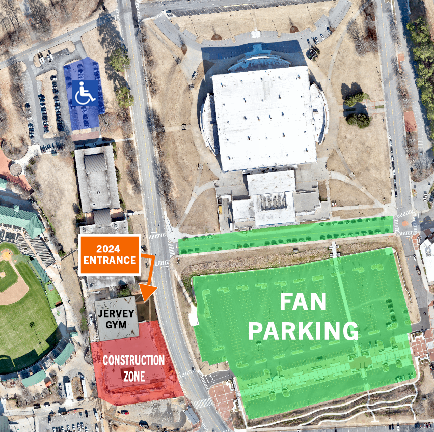 volleyball parking