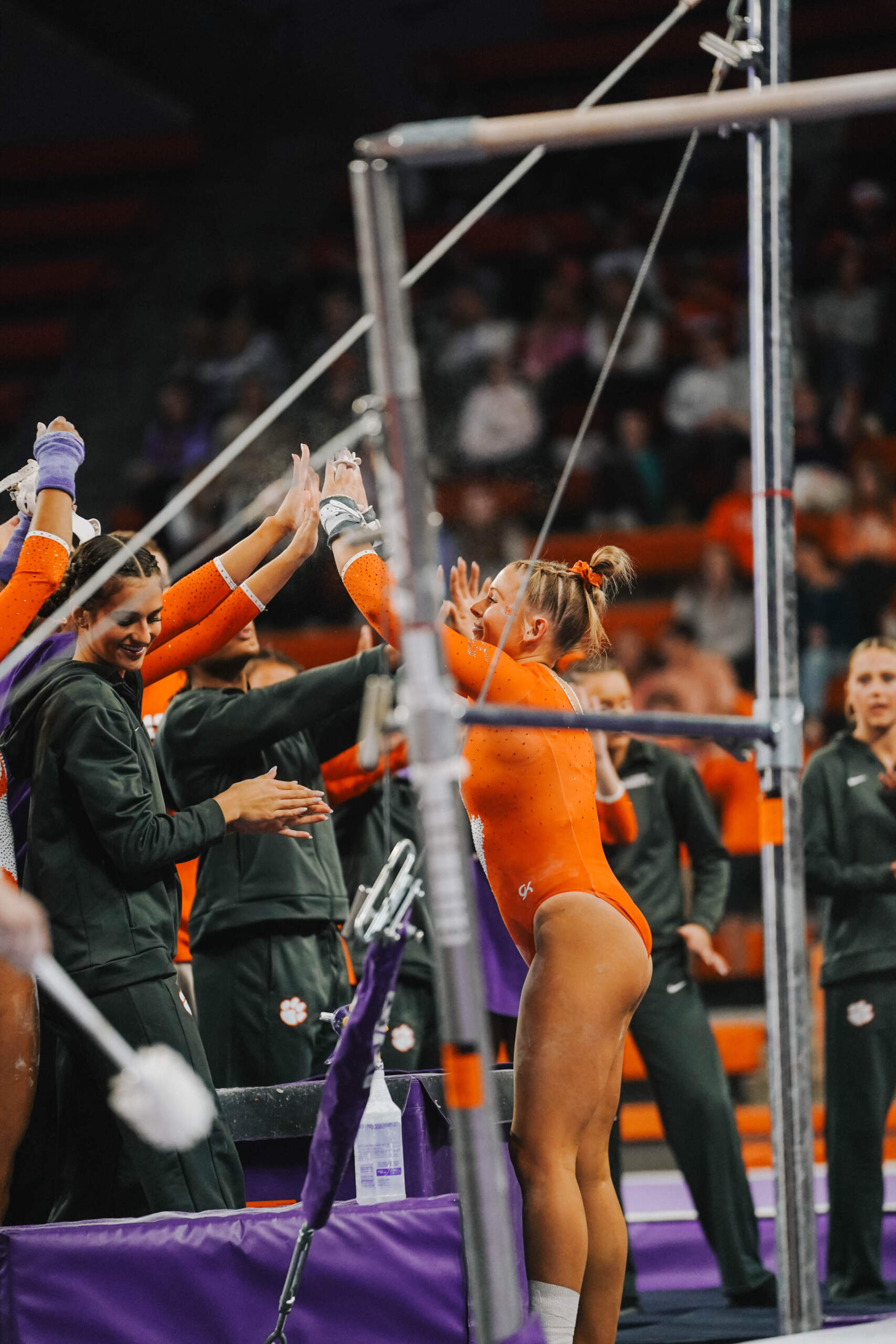 Gymnastics Hosts Successful Gymnastics 102 Clemson Tigers Official