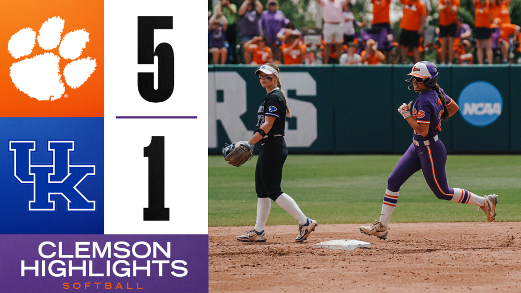 Highlights: Clemson Wins Regional, Defeats Kentucky 5-1