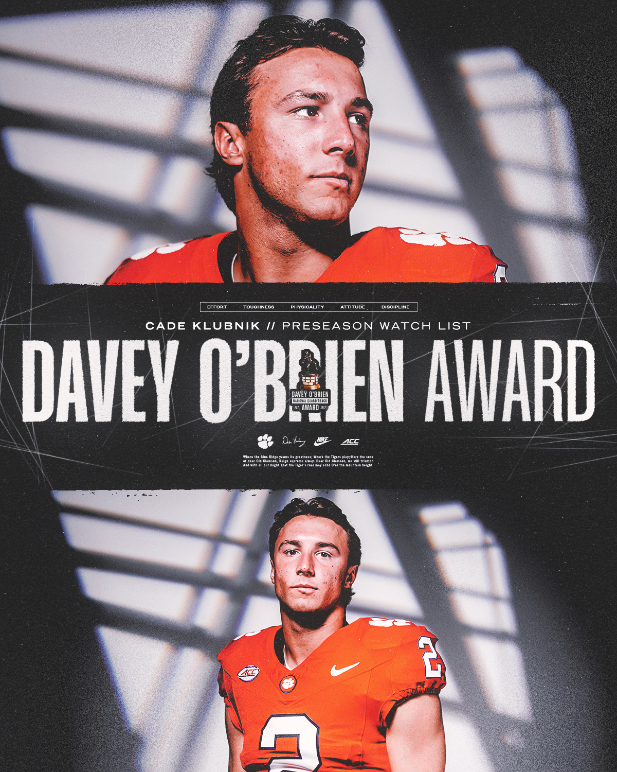 Klubnik Selected to Davey O’Brien Watch List