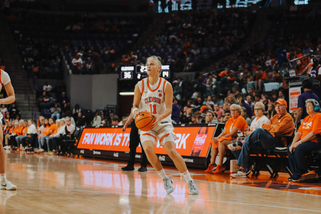 Augustinaite And Moore Combine for 36 Points in Tigers Season Season-Opening Win Against USC Upstate, 76-38