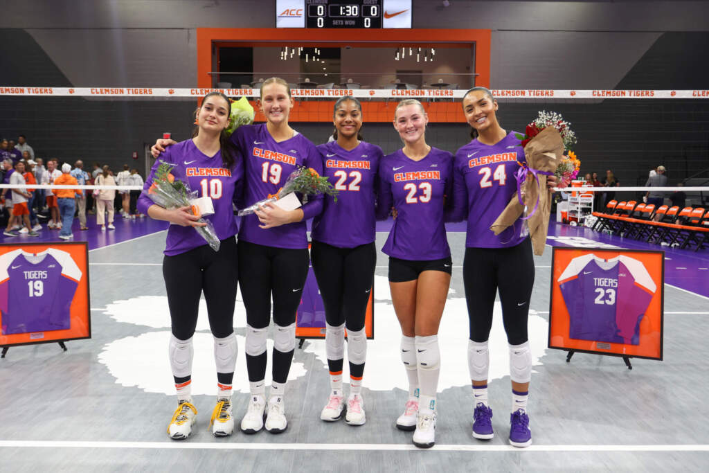 Clemson Honor Seniors in Match Versus No. 7 Louisville