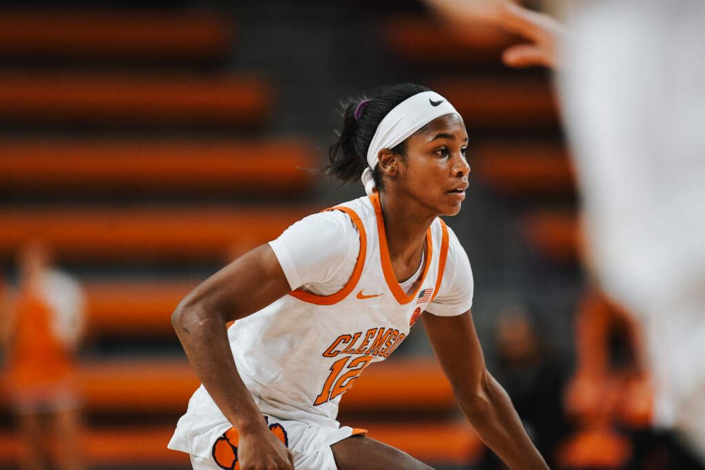 Double-Double from Mia Moore Leads Tigers to 78-38 Win Over American