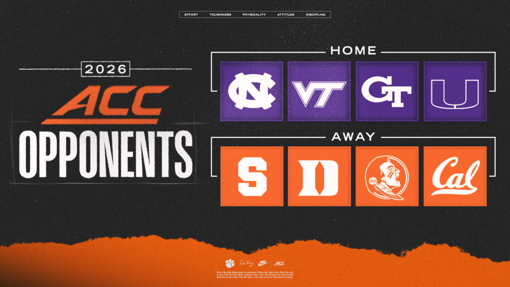 ACC Opponents Finalized for 2026 Football Season