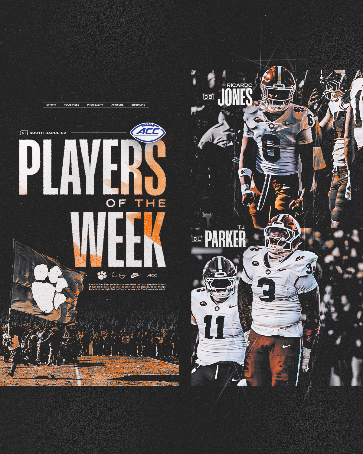 Jones, Parker Collect ACC Weekly Honors
