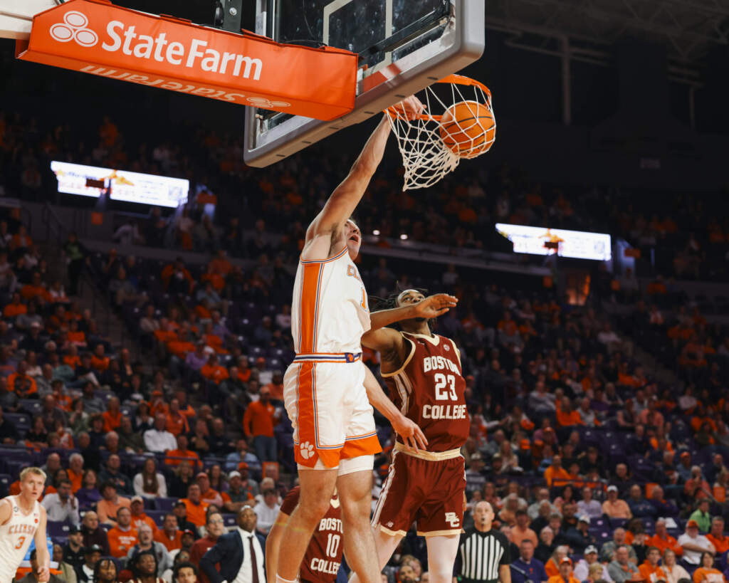Davidson Leads Clemson Past Boston College with 25 Points