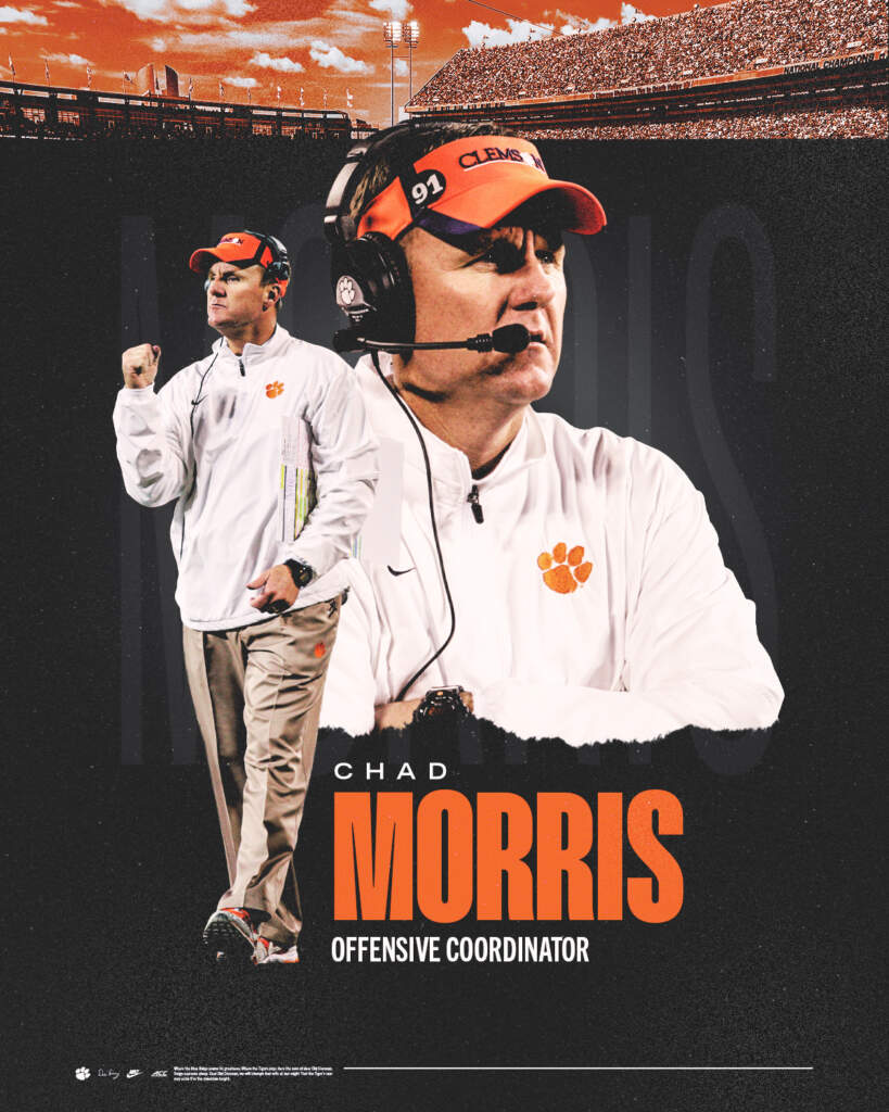 Clemson Hires Chad Morris as Offensive Coordinator