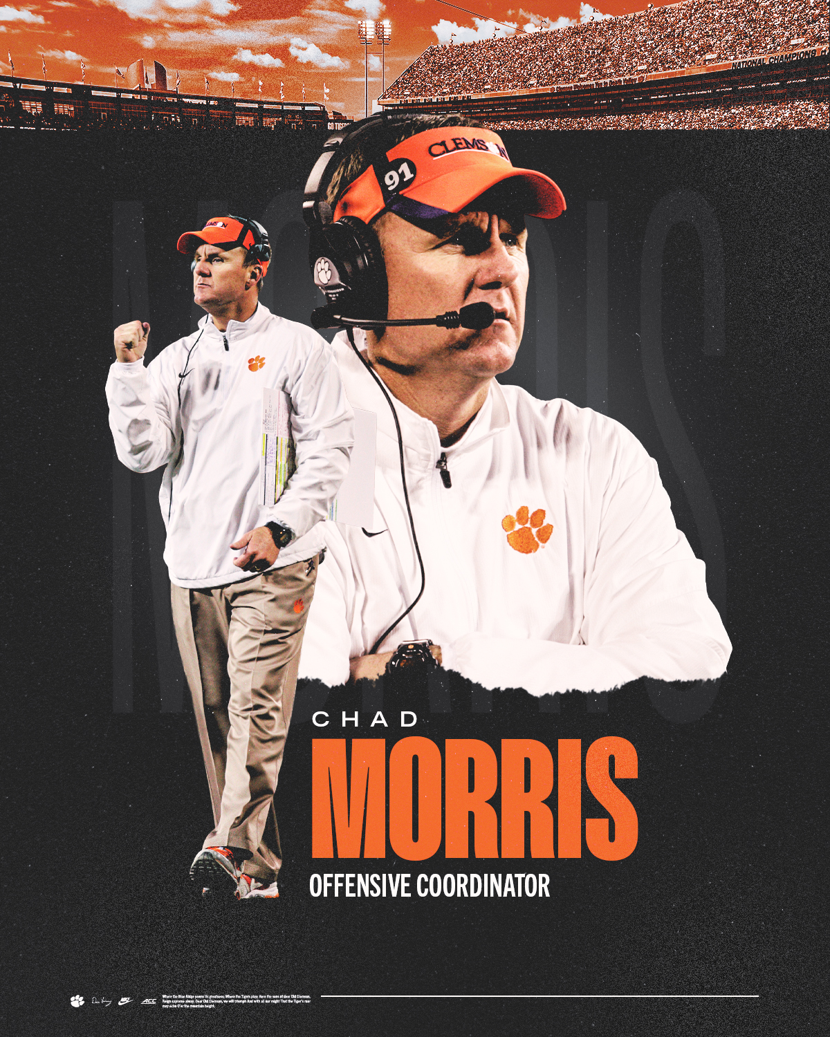 Clemson Hires Chad Morris as Offensive Coordinator