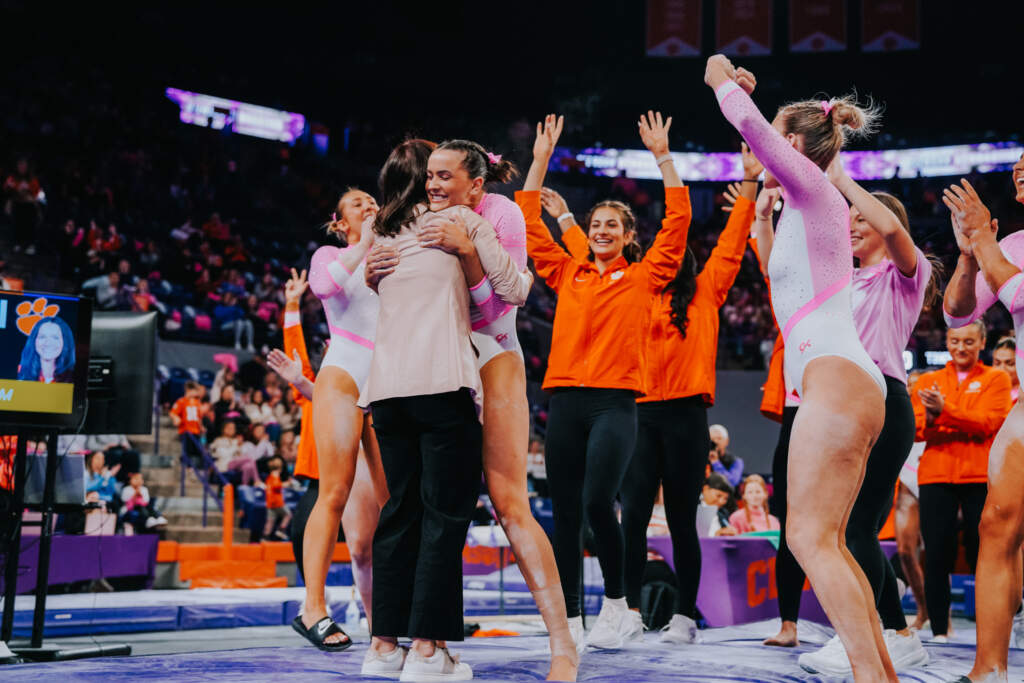 GYM: No. 16 Clemson Posts Season-Best 197.025 Against North Carolina