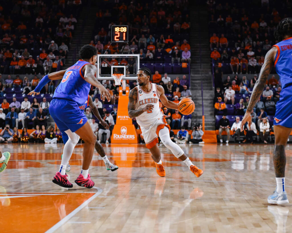 Clemson Downs #24 SMU 74-70 on Wednesday Night
