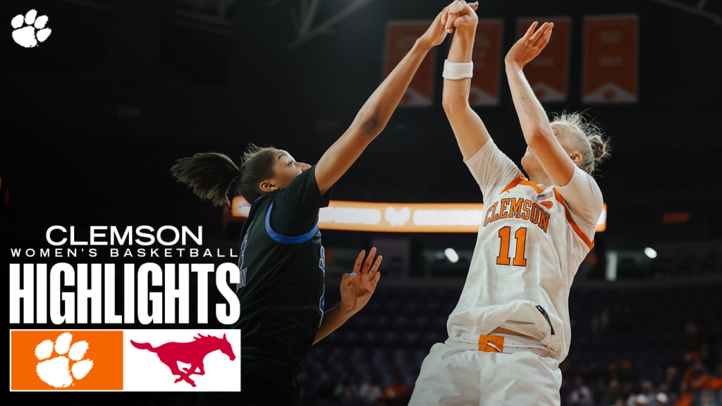 Highlights: Clemson Handles SMU Inside Littlejohn Coliseum