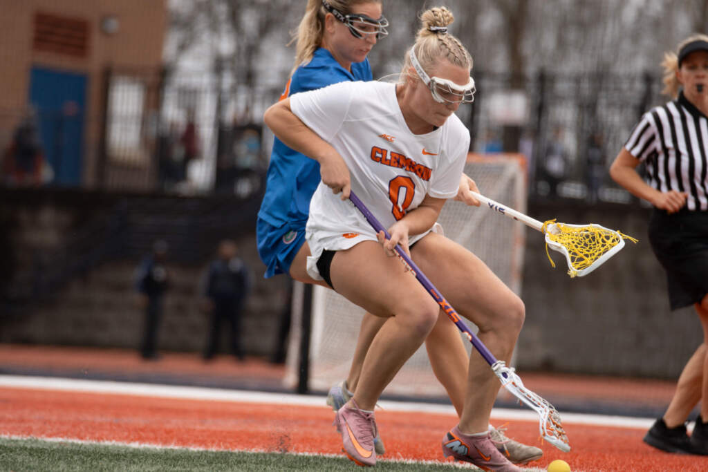 Shurtleff Ties the Single-Game Goals Record with Seven as No. 8/7 Clemson Falls Short to No. 10/12 Florida, 14-13